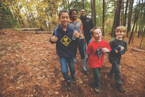 Cub Scouts Hiking 600